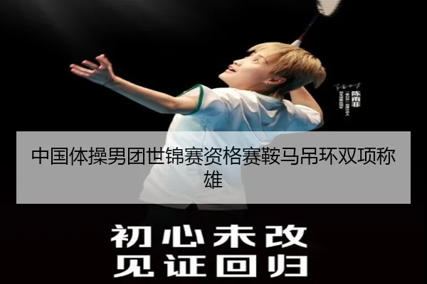 中国体操男团世锦赛资格赛鞍马吊环双项称雄